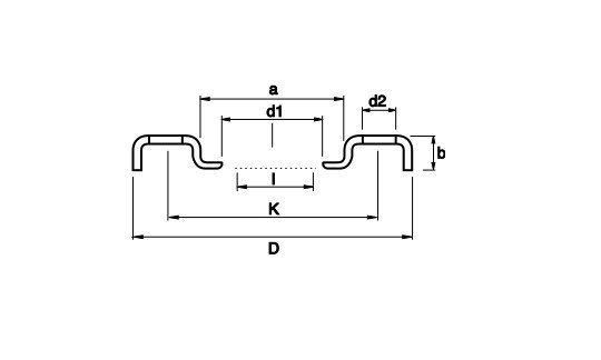 Brida prensada giratoria DIN-2642 PN-10 para tubo ISO (Disponible en hierro)-1